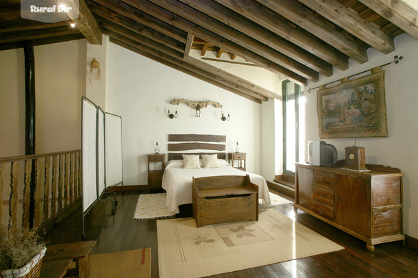 Dormitorio loft de la casa rural La Rinconera