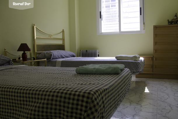 Dormitorio de la casa rural Apartamentos Barbancho