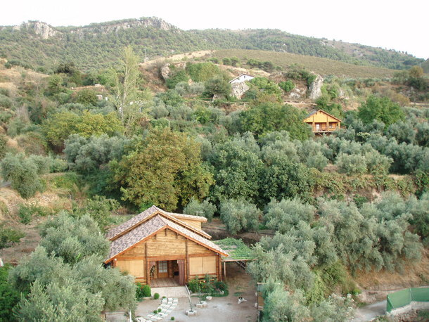Vista panoramica de la casa rural Sotorural