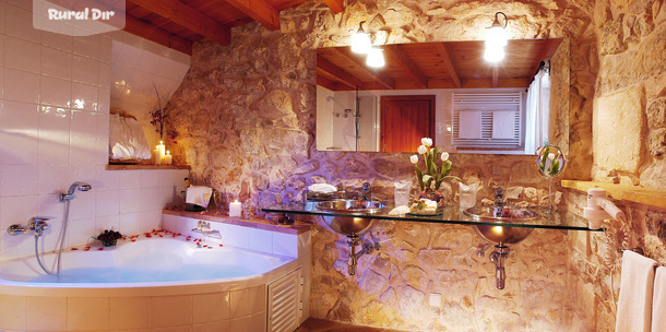 Baño Suite de la casa rural Cas Comte Petit Hotel & Spa