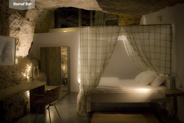 Casa Tierra Dormitorio de la casa rural Cuevas del Pino