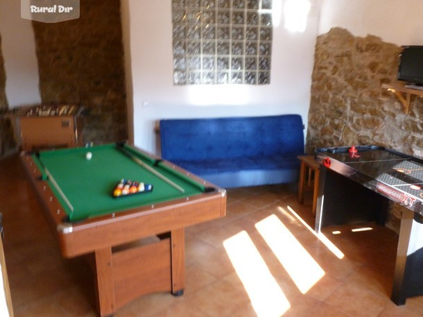 sala de juegos de la casa rural Casa rural el turmell