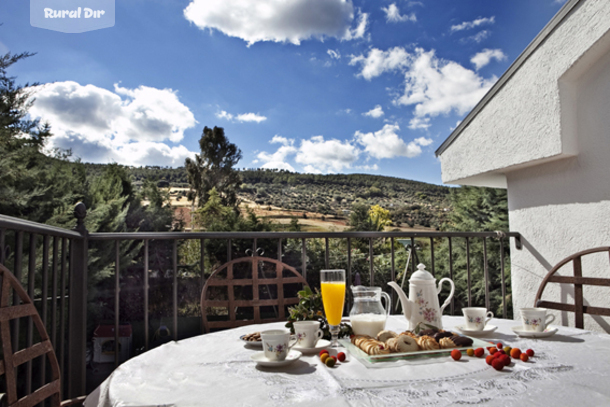 Terraza de la casa rural Casa Rural Villa del Monte