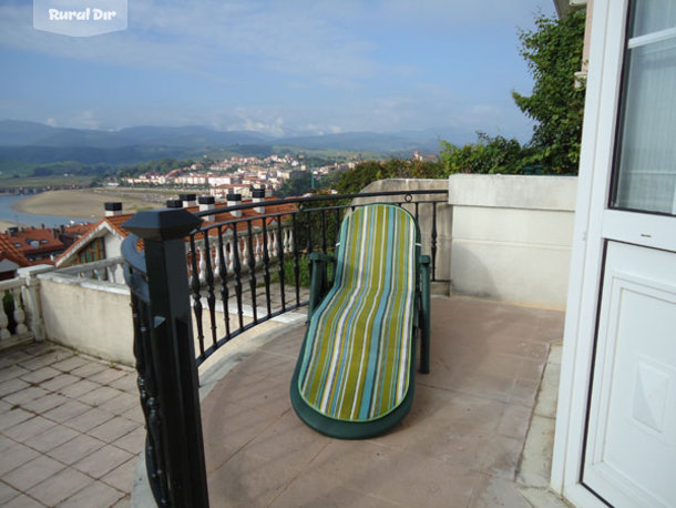 Terraza de la casa rural Rionansa