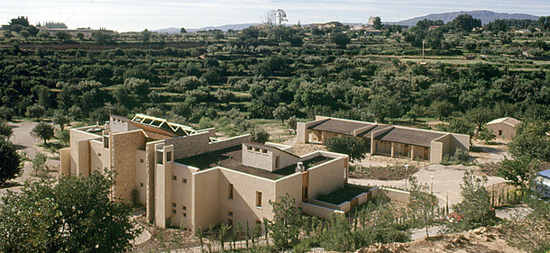 Vista del conjunto  de la casa rural Albergue rural Actio