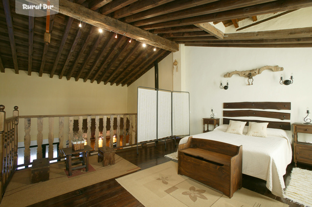 Dormitorio de la casa rural La Rinconera