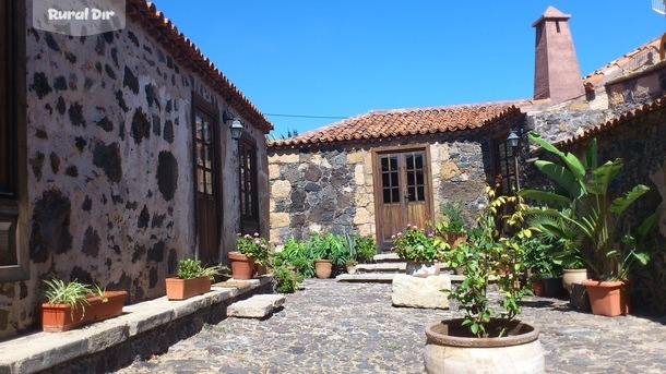 El patio interior de la casa rural Casa Rural Vera de la Hoya