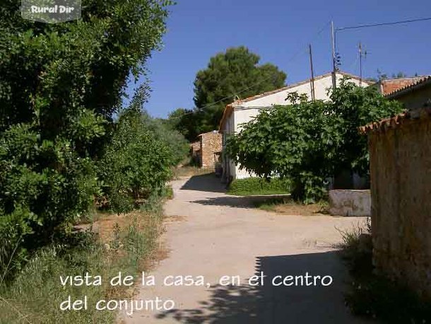 exterior de la casa rural Mas del collet