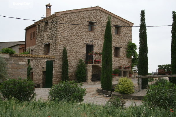 vista desde la entrada de la casa rural Masia Pedrolet