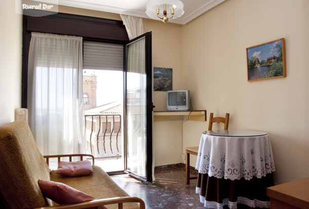 Sala de estar de la casa rural Palacio Gómara-Bardenas