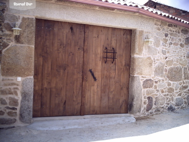 Entrada de la casa rural O Lagar