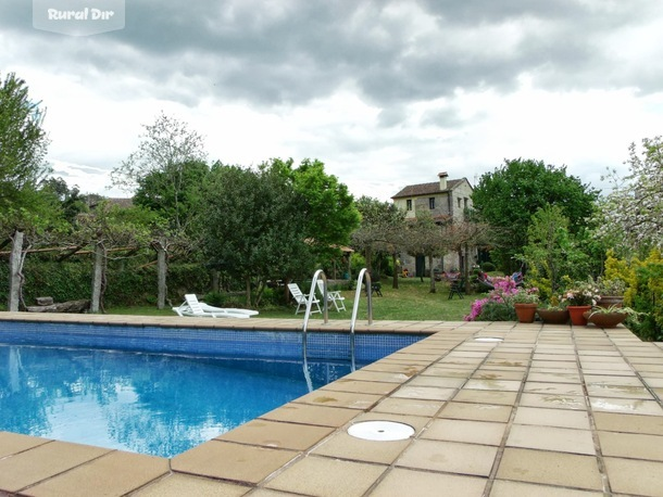 Piscina de la casa rural Casa Uma