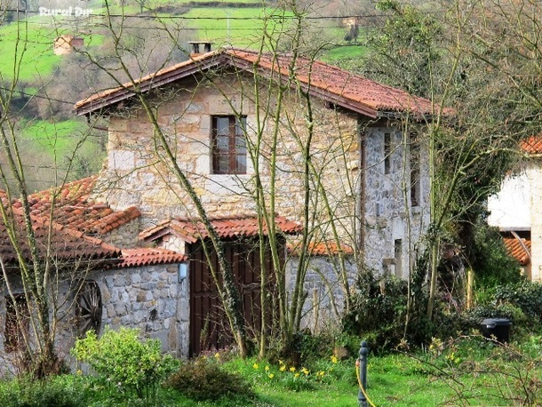 vista desde el jardín de la casa rural Casa de Aldea Pisón de Fondón