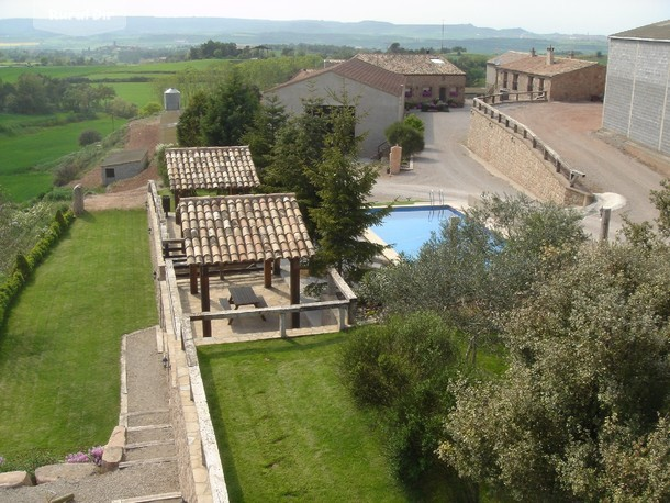 Vista general de la casa rural Can Bartomeu - La Pallera
