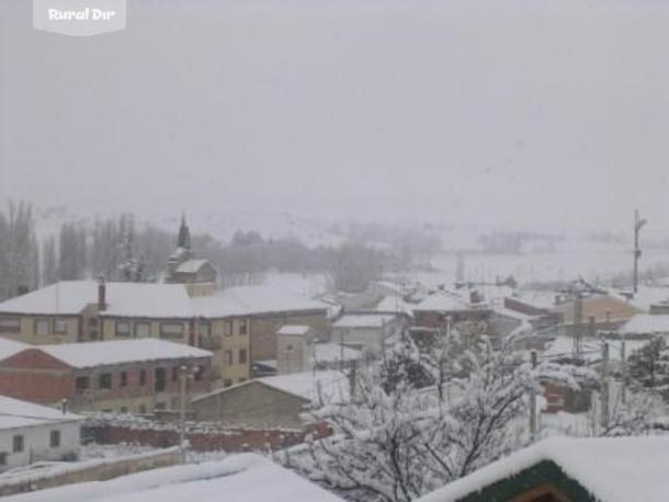 Vistas dede la terraza de la casa rural Cabañas El Descansito