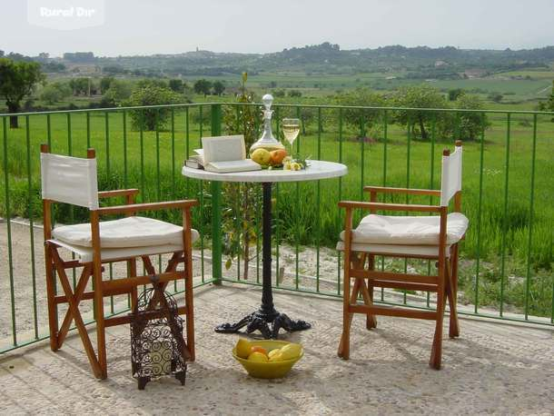 Vistas terraza sa Rota den Palerm de la casa rural Sa Rota d´en Palerm 