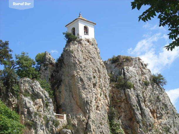 Castell de Guadalest de la casa rural El salat, apartaments