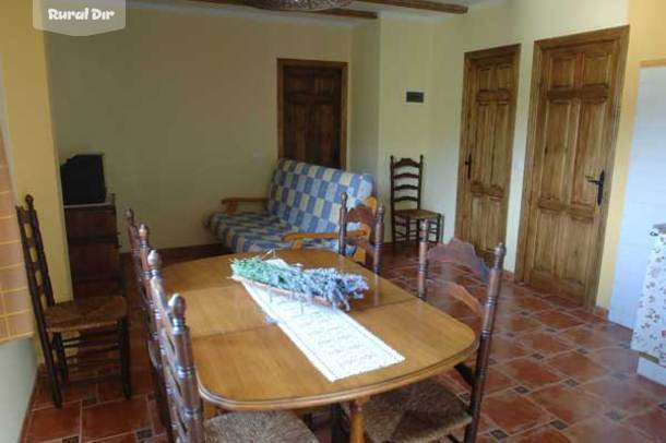 Comedor de la casa rural Casa La Jara