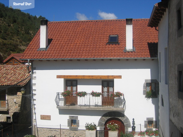 Fachada de la casa de la casa rural Ornat Etxea