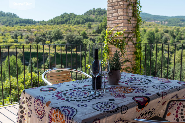 Terraza de la casa rural Casa Juano