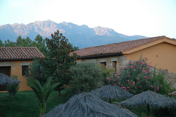 Vista inerior de la casa rural El Calambuco