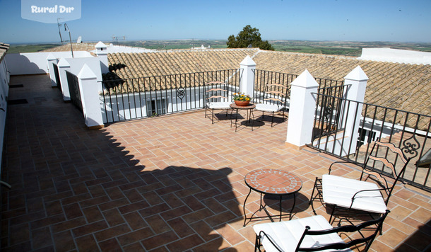 terraza de la casa rural La casa de abu