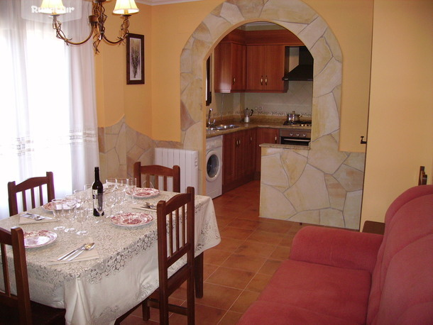 salon-comedor de la casa rural Mirador de la Cueva