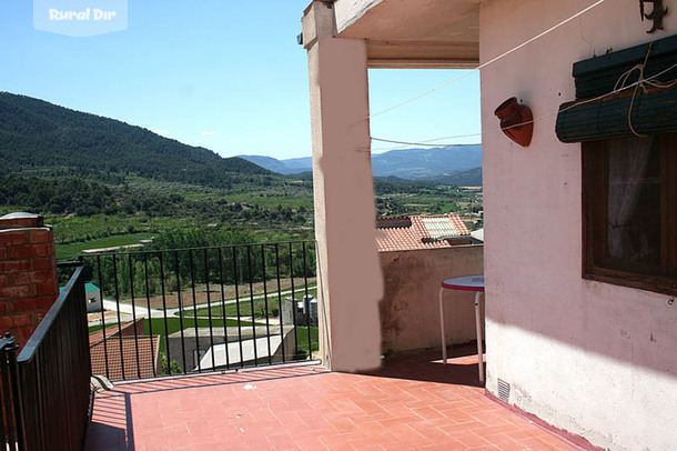 Terraza de la casa rural Casa Tonet