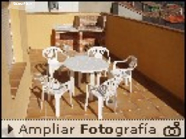 Terraza de la casa rural Apto.El Torreón