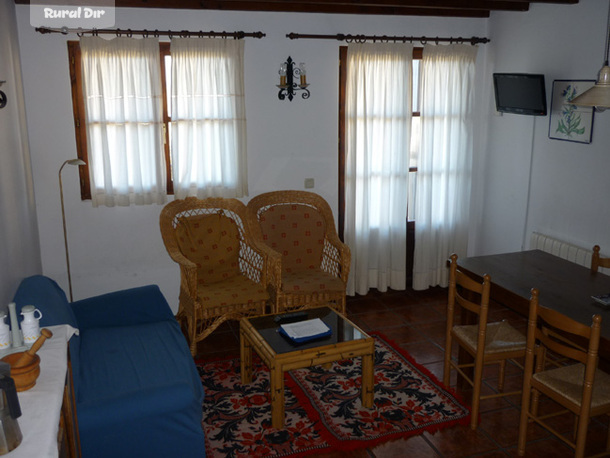 salón comedor de la casa rural Fuente de Somave. Picos de Europa