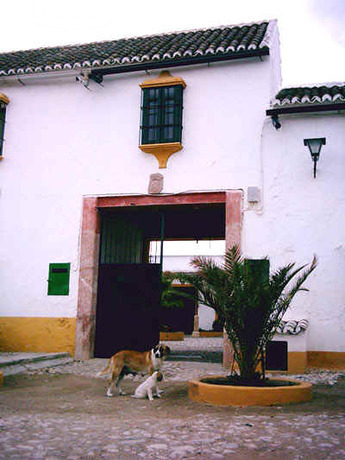 ENTRADA PRINCIPAL de la casa rural Cortijo La Colá