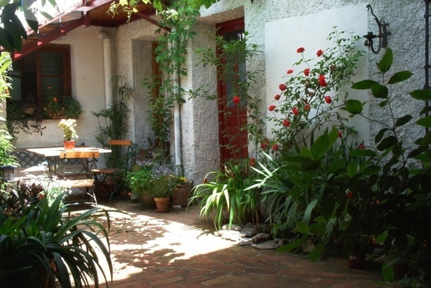 Patio de la casa rural Al Sil Ram