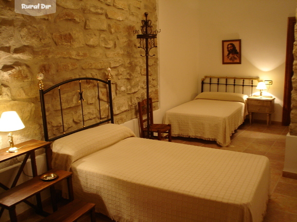 Dormitorio de la casa rural La Muralla