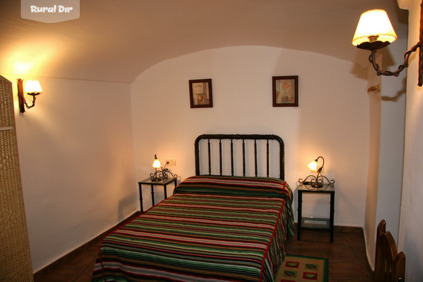 dormitorio casa cueva triana de la casa rural Triana 