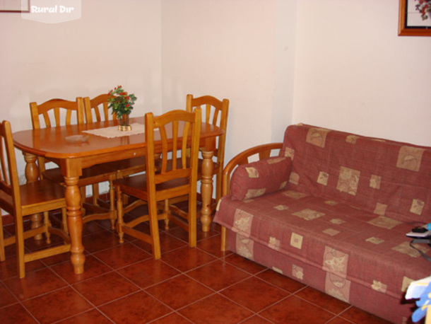 Salón de la casa rural Castañar II