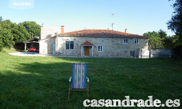 Casa desde el Jardin de la casa rural Casa Andrade