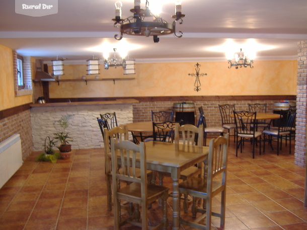 salon-comedor de la casa rural El Mirador de la Liria