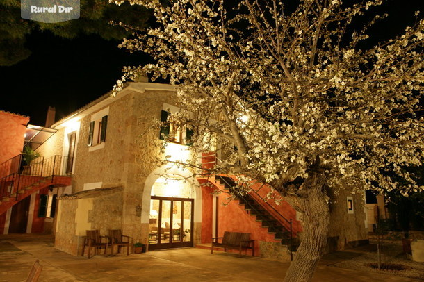 Alfatx de noche de la casa rural Agroturismo Alfatx