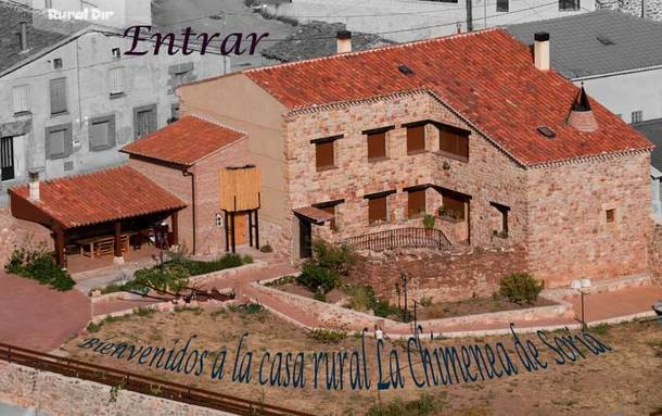 La casa de la casa rural La Chimenea de Soria y la Chimenea de Soria II