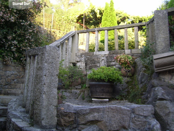 terraza de la casa rural Casa o meiriño