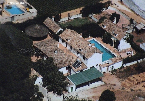 Vista Aerea de la casa rural Casa Rural La Higuera