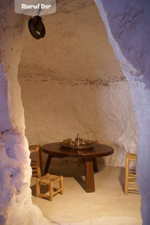 sala de té de la casa rural Casas cueva Al-axara