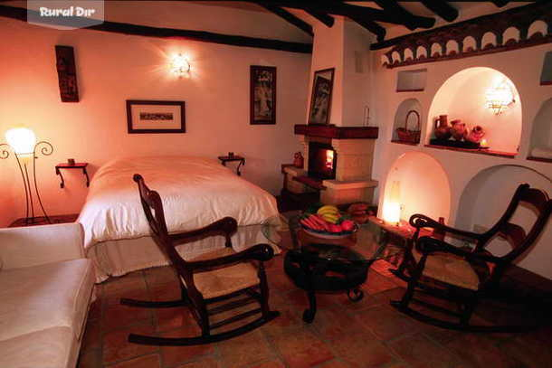 Habitación de la casa rural Alquería de los Lentos