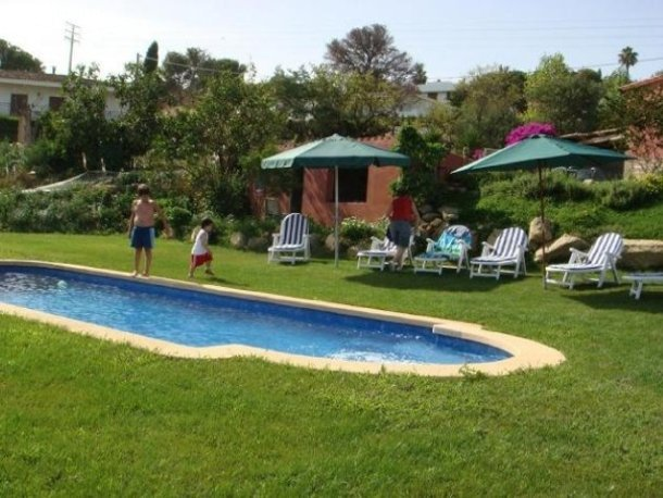 Piscina de la casa rural Mas Abelli