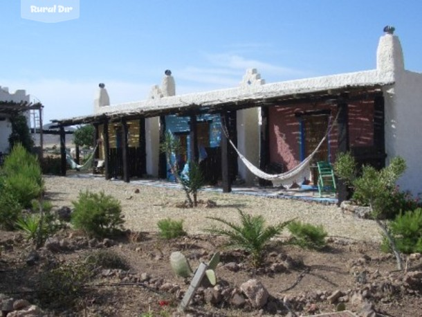 Vista Exterior Habitaciones de la casa rural Casa Rural Campo Feliz Cabo de Gata