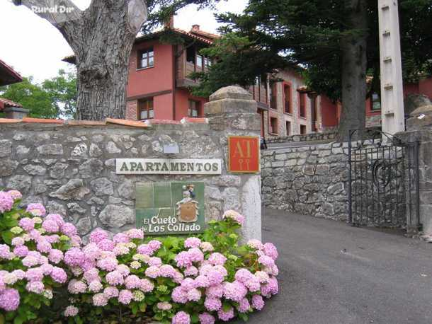 Entrada de la casa rural El cueto de los collado