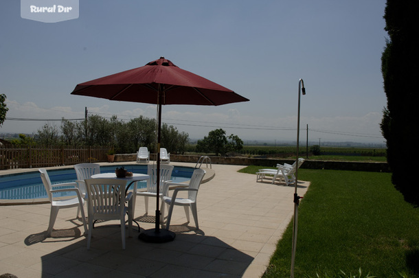 Piscina de la casa rural Cal Pauetó