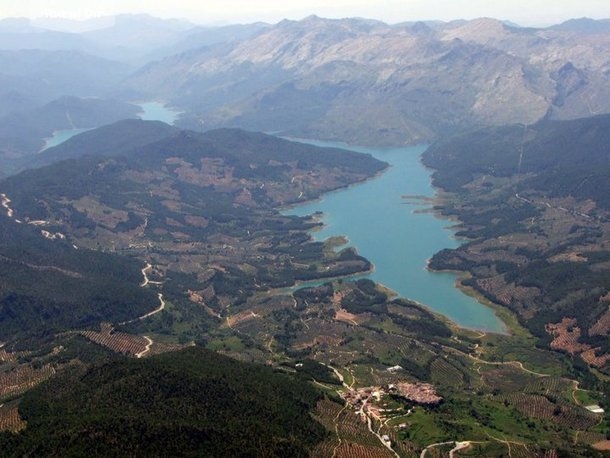 pantano del tranco de la casa rural Casa maria