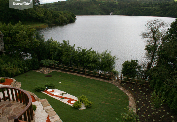 Jardín de la casa rural Casa de Santa Uxía