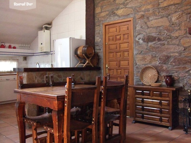 Comedor de la casa rural Las Heras